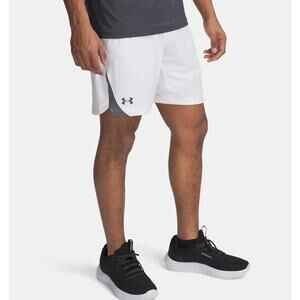 NWT Under Armour UA Elevated Woven 2.0 Men's Shorts in White size XL